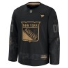 New York Rangers tröja Customized Fanatics Military Appreciation Practice 2024-25 Svart - NHL Tröjor Herr